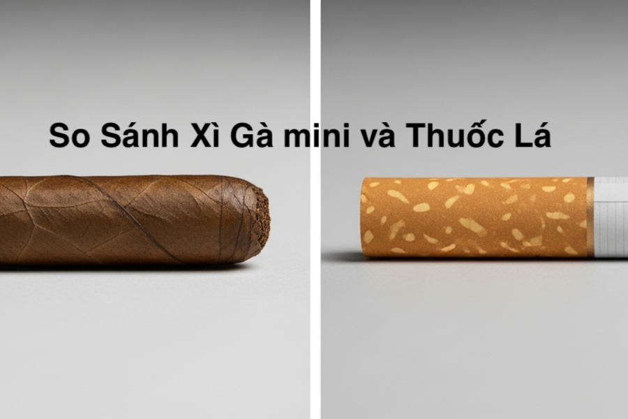 Xì gà mini và thuốc lá: So sánh chi tiết, loại nào "lợi" hơn?