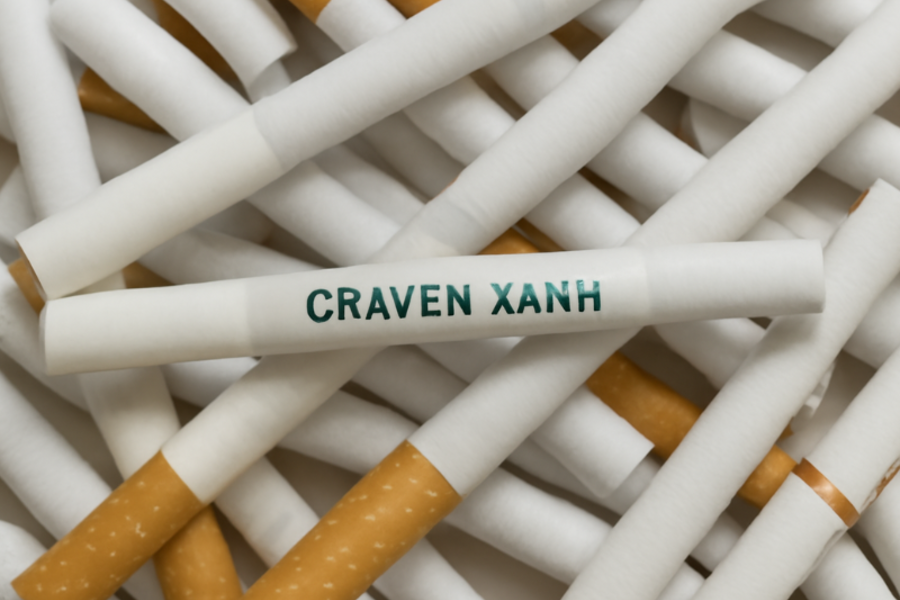 Đặc điểm thuốc mèo xanh Craven bấm click Việt Nam