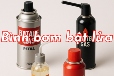 Địa chỉ mua bình bơm ga bật lửa uy tín hiện nay!