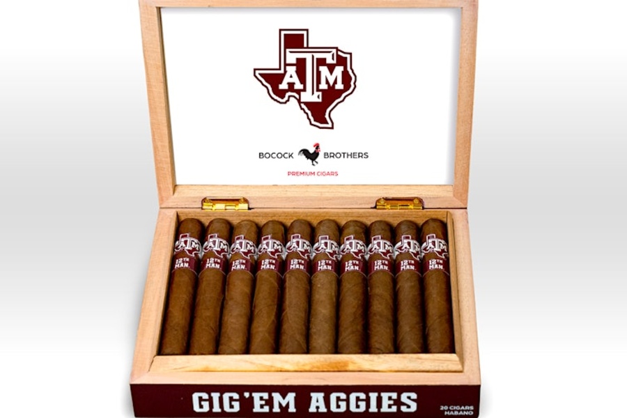 Texas A&M ra mắt dòng xì gà dành riêng cho người hâm mộ Bóng Bầu Dục