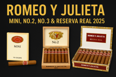 Xì Gà Romeo y Julieta Giá Các Loại Mini, No.2, No.3, Reserva Real
