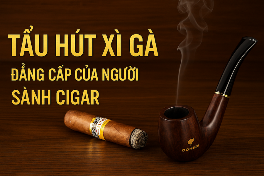 TẨU HÚT XÌ GÀ – PHONG CÁCH THƯỞNG THỨC CIGAR ĐẲNG CẤP & TINH TẾ