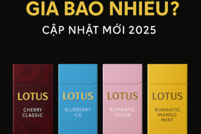 Thuốc Lá Lotus – Bảng Giá, Hương Vị, Và Sức Hút Của Dòng Thuốc Lá Bông Sen Cao Cấp 2025