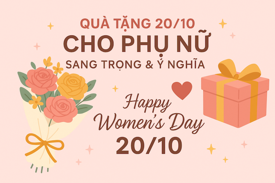 Top Quà Tặng Cho Phụ Nữ 20/10 – Ý Nghĩa Và Sang Trọng Dành Cho Mẹ, Vợ, Người Yêu Và Đồng Nghiệp