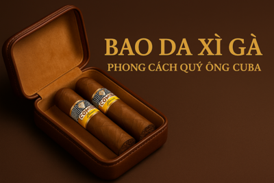 Bao Da Đựng Xì Gà Cao Cấp – Đẳng Cấp Quý Ông, Bảo Vệ Hoàn Hảo Mọi Điếu Cigar