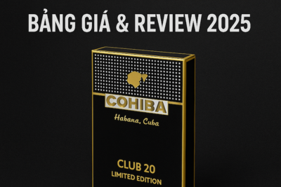 Xì Gà Cohiba Club – Bảng Giá Mới Nhất 2025 | Dòng Mini Cigar Sang Trọng