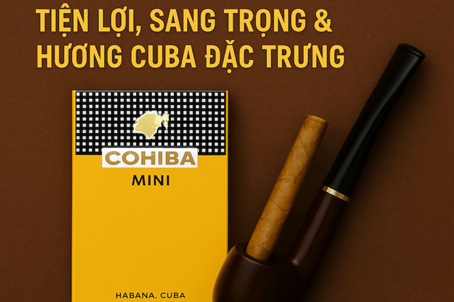 Bán Xì Gà Cohiba Mini Chính Hãng – Tiện Lợi, Sang Trọng & Hương Cuba Đặc Trưng