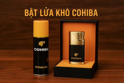 Bật Lửa Khò Cohiba – Đẳng Cấp Từ Thiết Kế Đến Hiệu Năng | Bình Ga & Mẫu COB 597