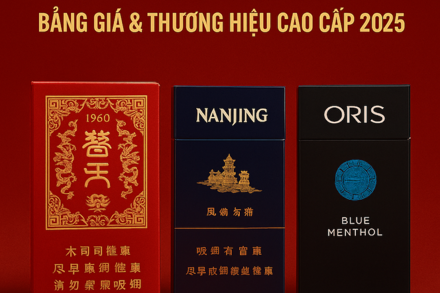 Thuốc Lá Trung Quốc – Bảng Giá Mới Nhất 2025 | Panda, Song Hỷ, Rồng Trắng, Yuxi Cao Cấp