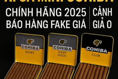 Xì Gà Mini Cohiba | Giá Chuẩn 2025 – Cohiba Short, Wide Short & Club Chính Hãng