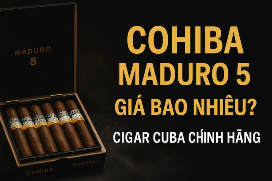 Cohiba Maduro 5 Giá Bao Nhiêu? | Báu Vật Cigar Cuba Chính Hãng 2025