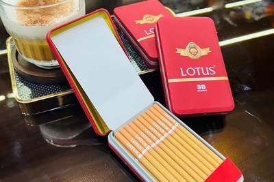 Cigar Lotus Super Slim 30 | Lotus Cigar 30 Điếu – Hộp Thiếc Sang Trọng, Giá Tốt Nhất 2025