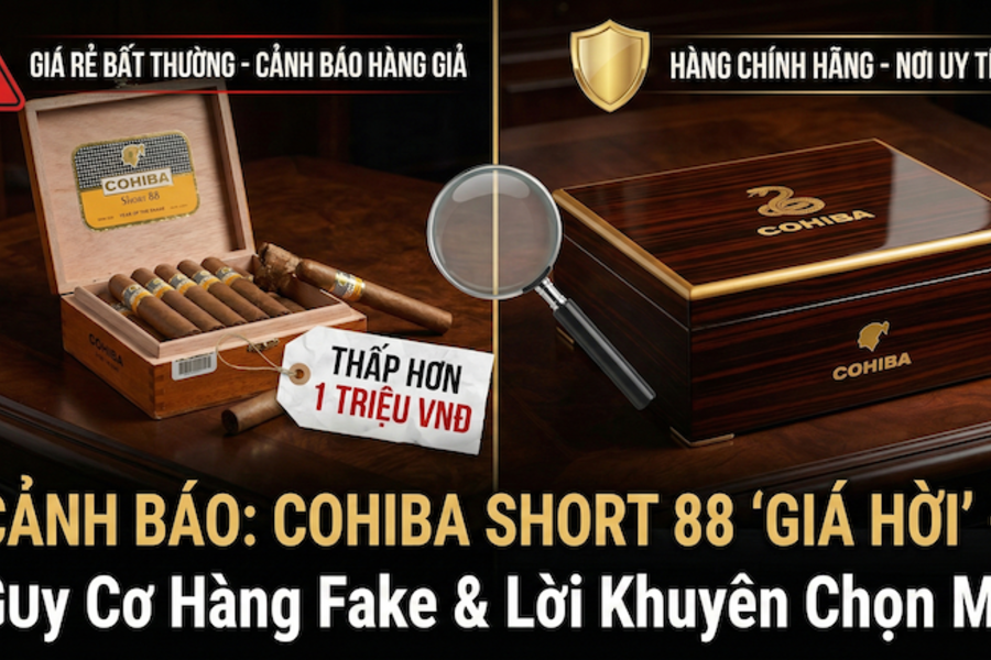 Cohiba Short 88 Year Of The Snake Giá Rẻ Bất Thường? Cẩn Thận Hàng Giả!