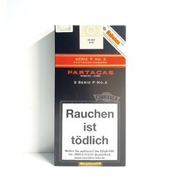 Xì gà Partagas Serie P No.2 Tubos  - Hộp 3 điếu