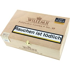 Xì gà Willem II Fehlfarben Corona No. 40