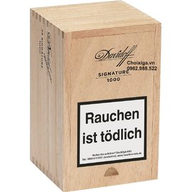 Xì gà Davidoff Signature 1000 - Hộp 25 điếu