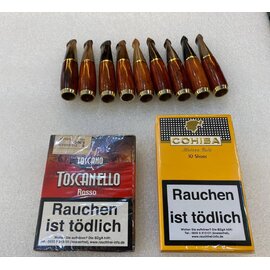 Tẩu Tos Sừng hút Toscanello, Cohiba Short 