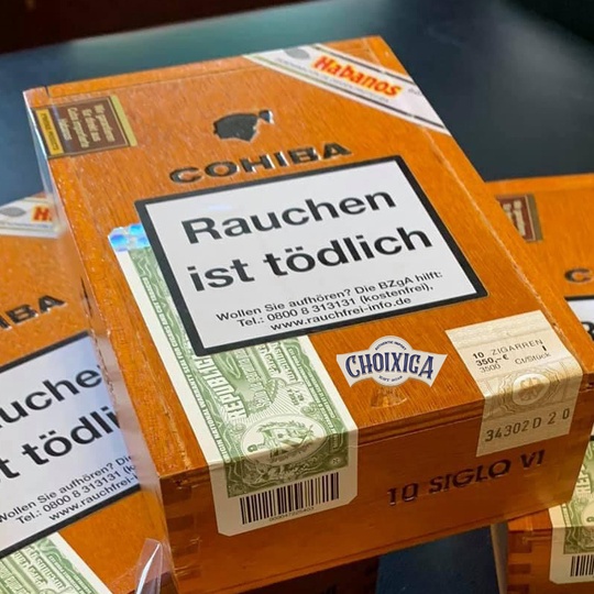 Xì gà Cohiba Siglo 6 VI – Hộp 10-15-25 điếu - Nhập khẩu - Giá chuẩn