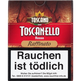 Xì Gà Toscano Toscanello Rosso Raffinato - Bao 5 điếu
