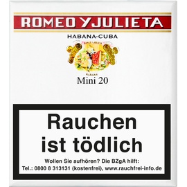 Xì Gà Romeo y Julieta Mini - Hộp 20 điếu
