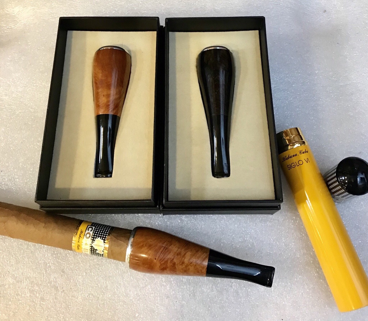 Tẩu bắt top xì gà Gỗ thạch nam 