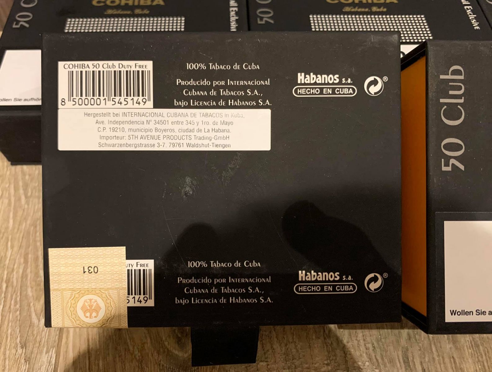 Xì gà Cohiba Club - Hộp 50 điếu