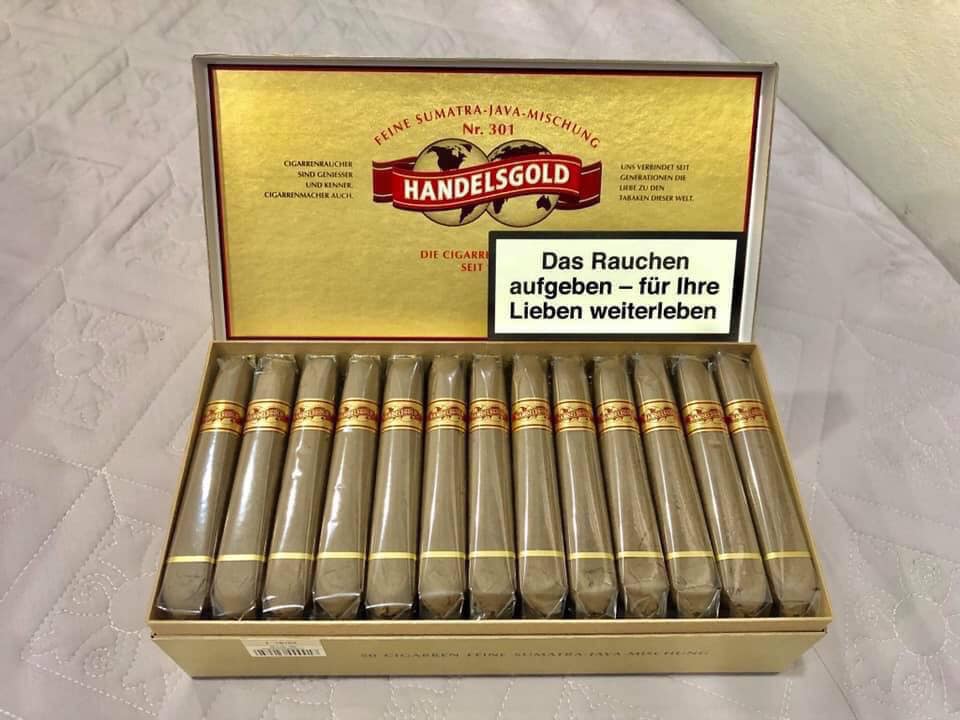 Xì gà Handelsgold Sumatra - Hộp 50 điếu