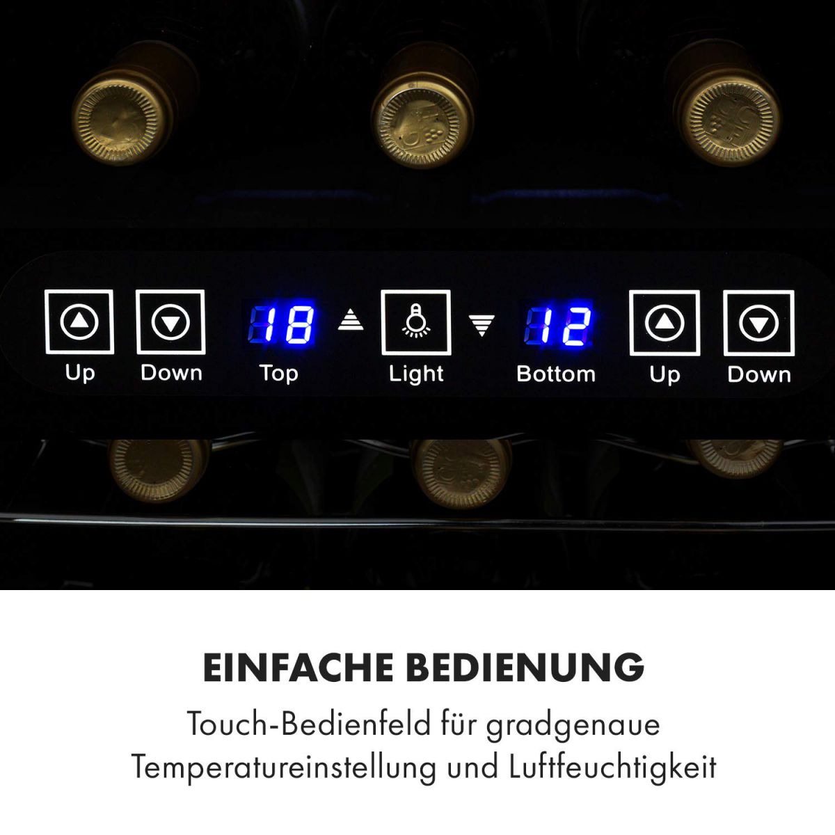 Tủ xì gà và rượu vang 2in1 Klarstein El Dorado 48L