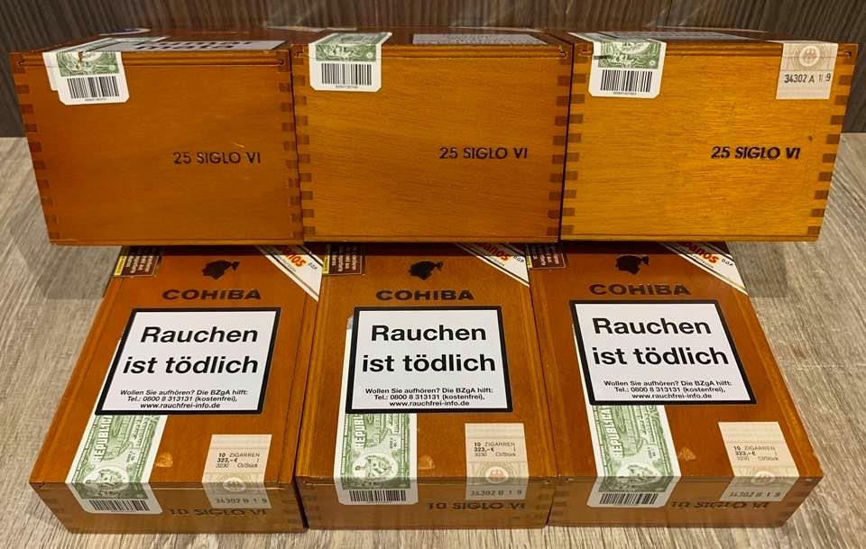 Hộp Xì gà Siglo 6 (VI) 25 Điếu thích hợp lưu trữ lâu dài, dùng trong tiệc tùng, thể hiện đẳng cấp