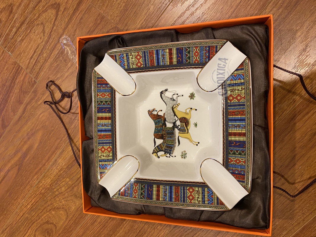 Gạt tàn xì gà gốm sứ 4 điếu Lubinski AS 200