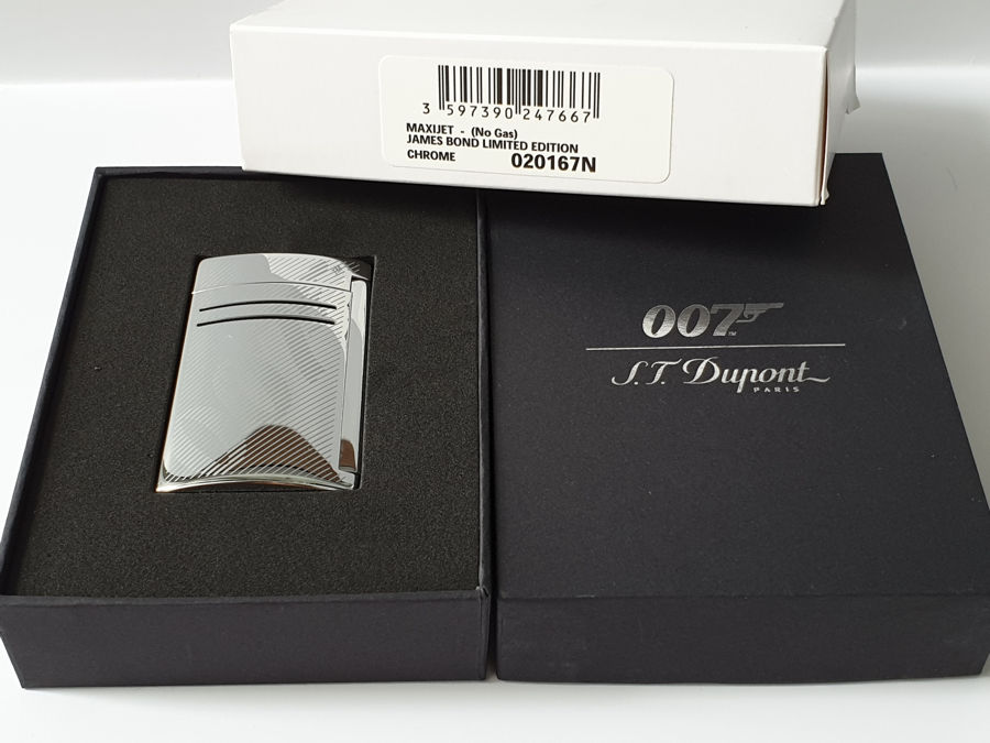 Khò St Dupont Maxi Jet James Bond Limited Edition Chrome
