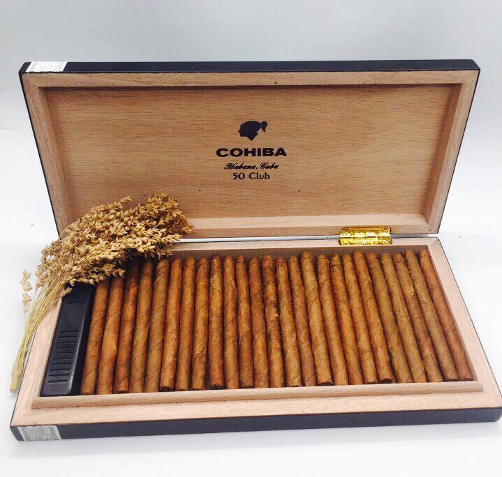Xì gà Cohiba Club 50 Humidor - Hộp gỗ 50 điếu