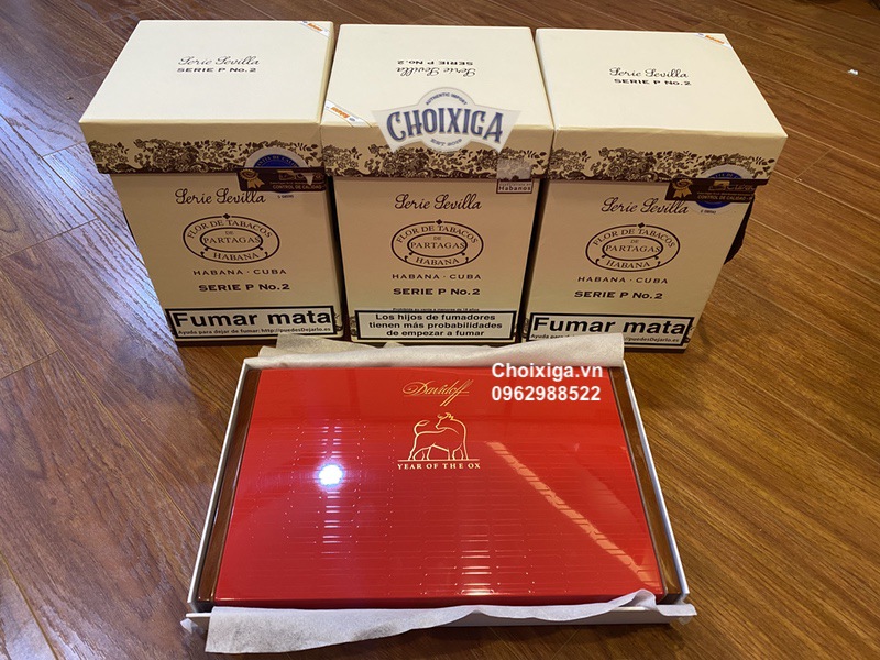 Xì gà Partagas Serie P No. 2 Serie Sevilla - Hũ sứ 21 điếu