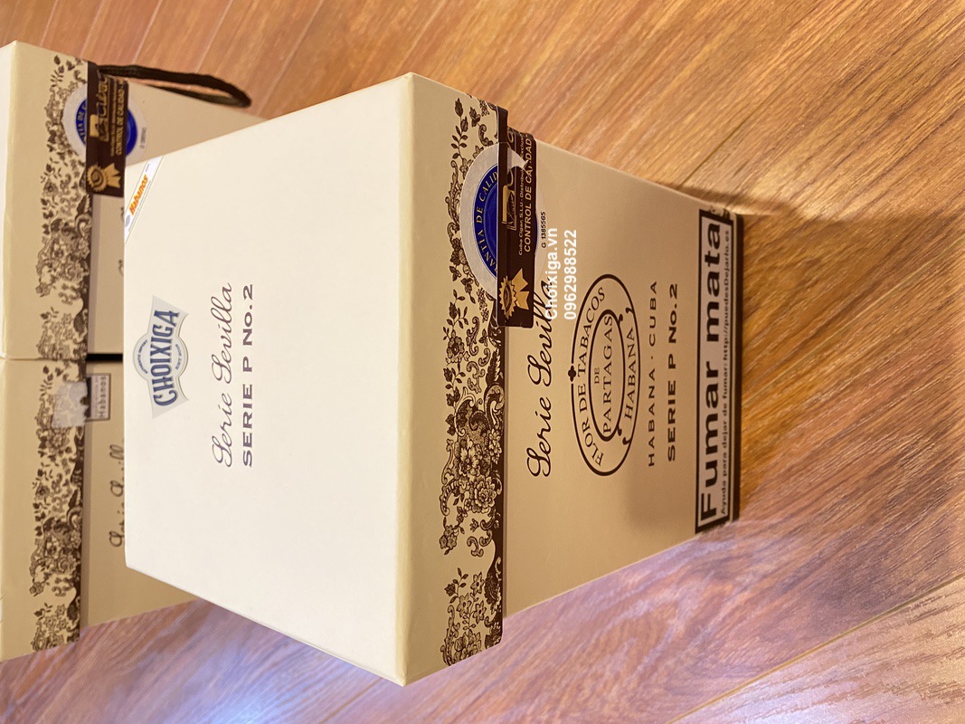 Xì gà Partagas Serie P No. 2 Serie Sevilla - Hũ sứ 21 điếu