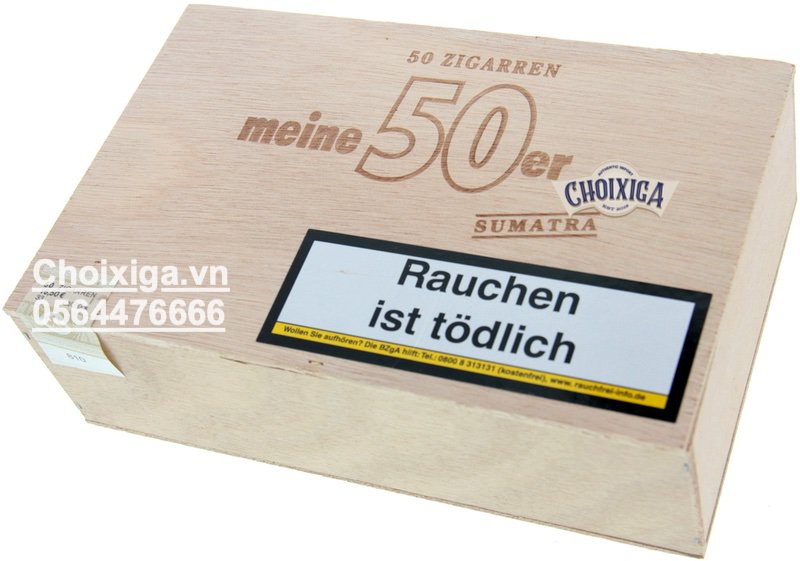 Xì gà Meine Cigarillos 50er Sumatra, Brasil - Hộp 50 điếu