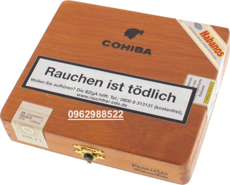 Xì gà Cohiba Panetelas - Hộp 25 điếu