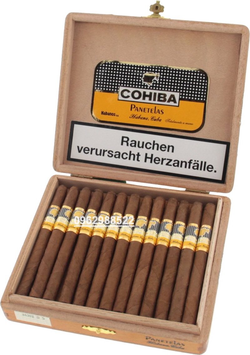 Xì gà Cohiba Panetelas - Hộp 25 điếu