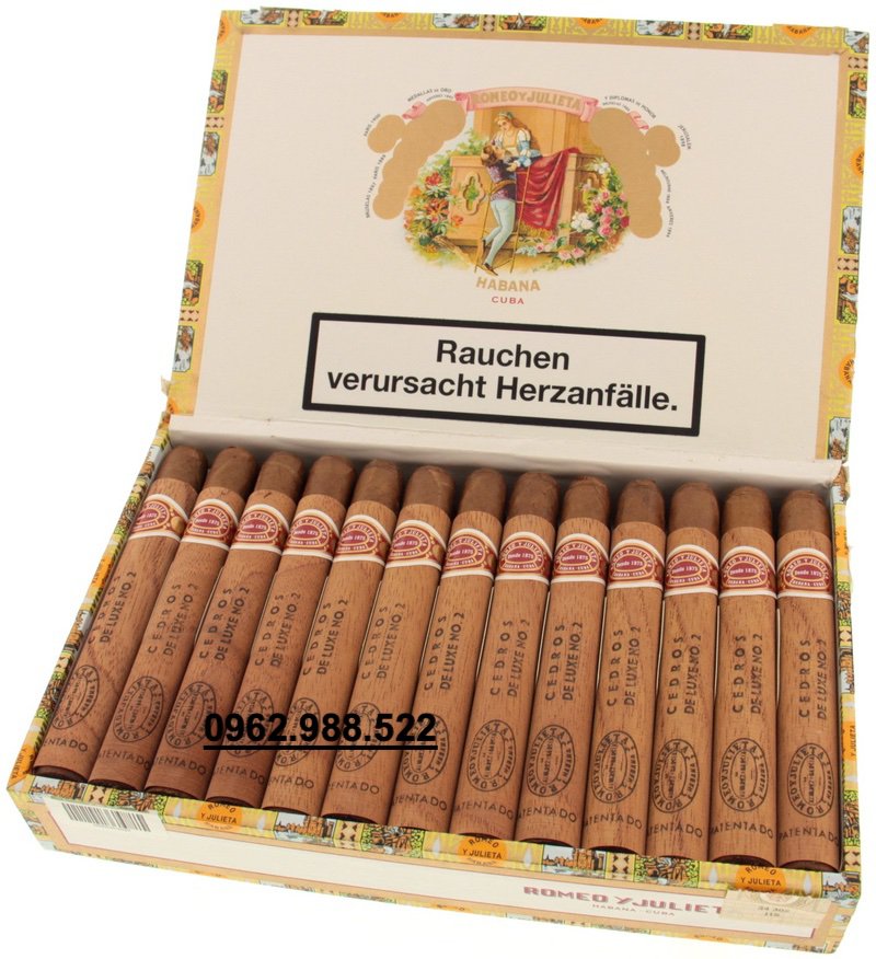 Xì gà Romeo y Julieta Cedros De Luxe No 2