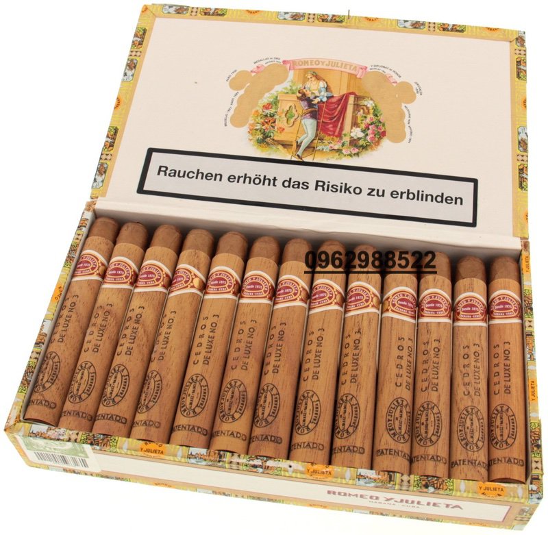 Xì gà Romeo y Julieta Cedros De Luxe No 3