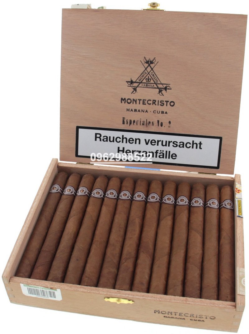 Xì gà Montecristo Especiales No. 2 - Hộp 25 điếu