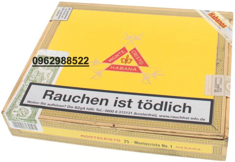 Xì gà Montecristo No. 1 - Hộp 25 điếu