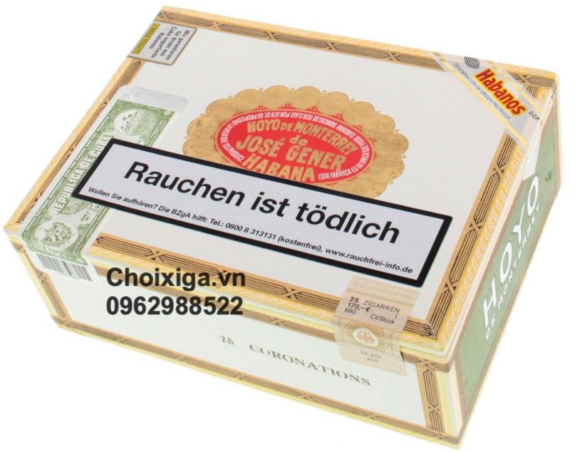 Xì gà Hoyo de Monterrey Coronation Tubos