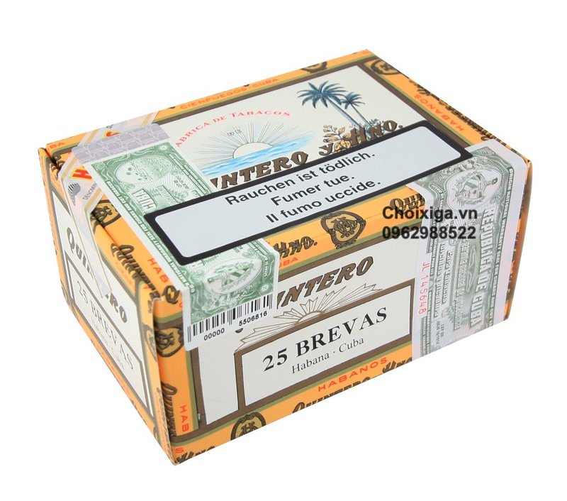 Xì gà Quintero Brevas - Hộp 25 điếu