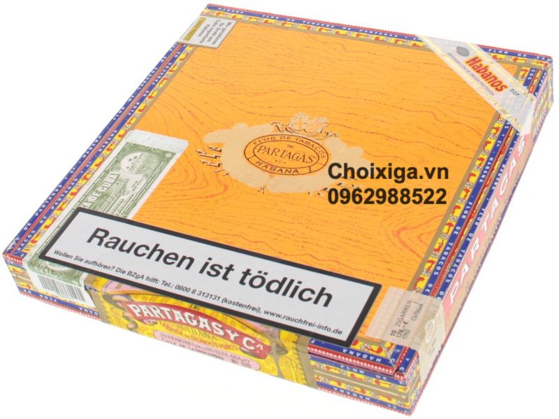 Xì gà Partagas Lusitanias - Hộp 10 điếu