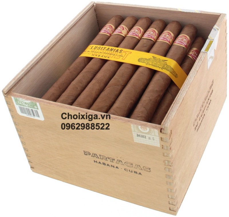 Xì gà Partagas Lusitanias Cabinet - Hộp 50 điếu