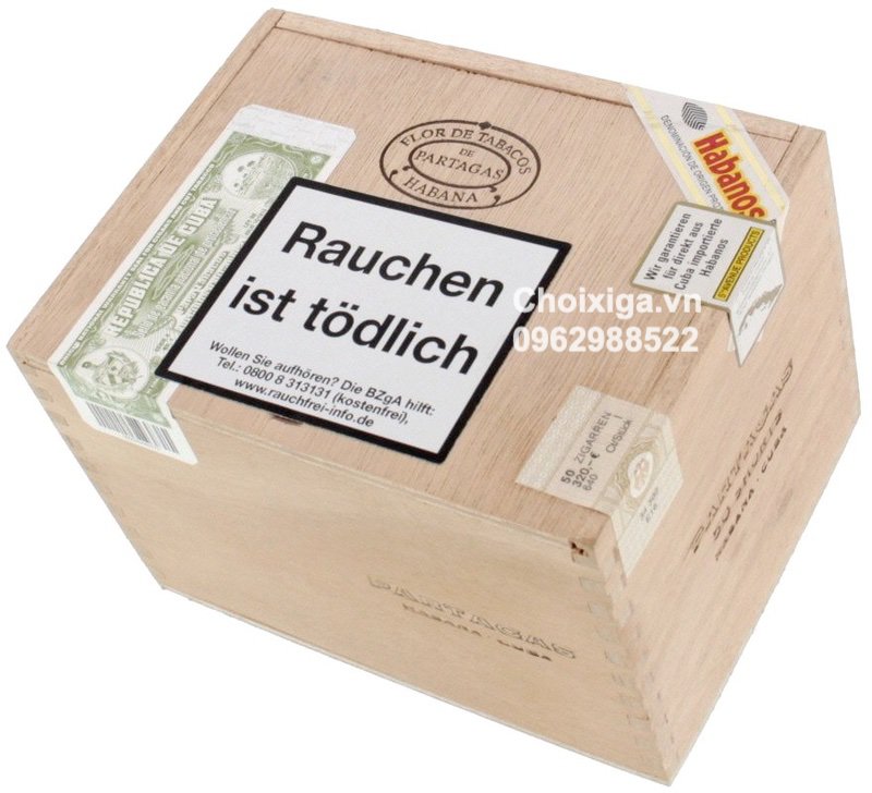 Xì gà Partagas Shorts Cabinet - Hộp 50 điếu