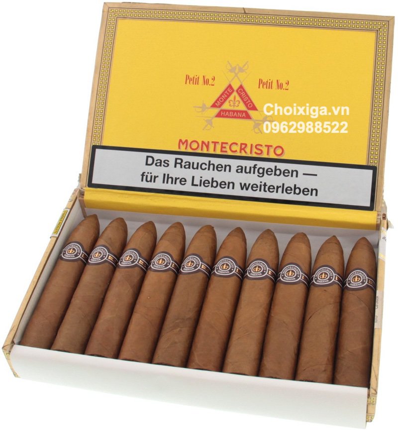 Xì gà Montecristo Petit No. 2 - Hộp 10 điếu