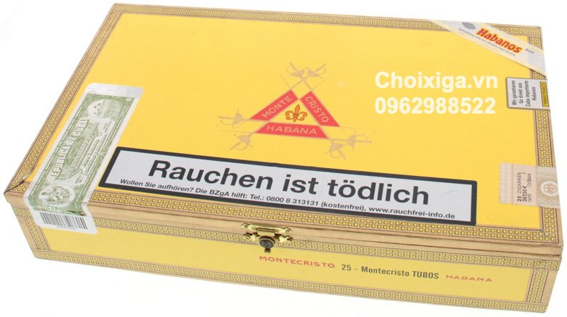 Xì gà Montecristo Tubos - Hộp 25 điếu