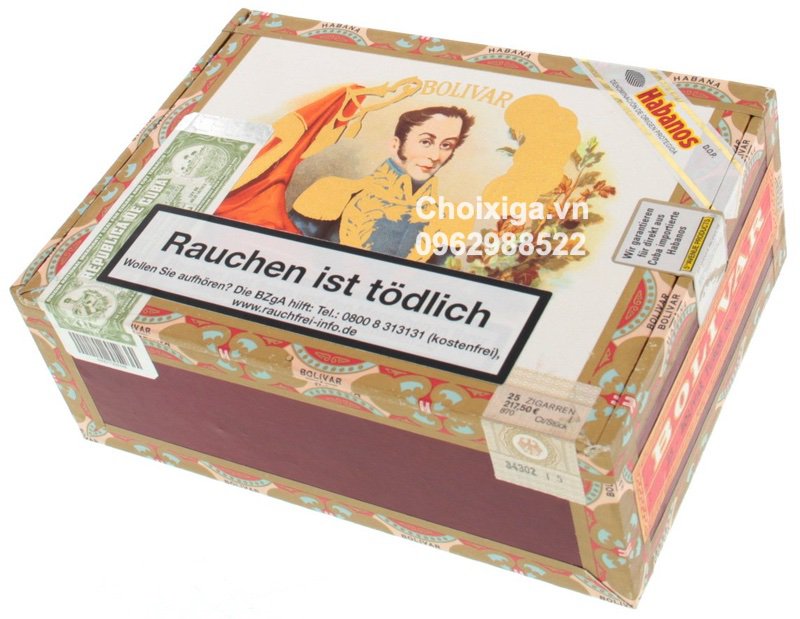 Xì gà Bolivar Tubos No. 2 - Hộp 25 điếu