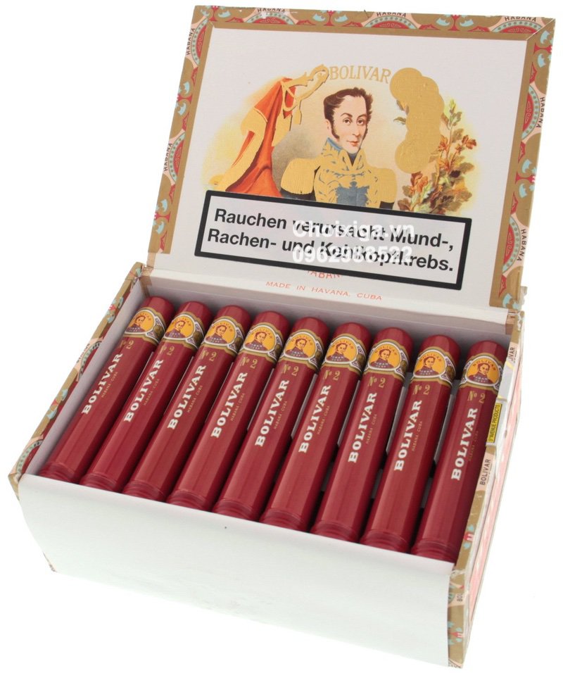Xì gà Bolivar Tubos No. 2 - Hộp 25 điếu